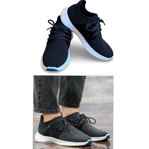 Vessi Everyday Classic Womens 8 Black Waterproof Athletic Running Sneakers
